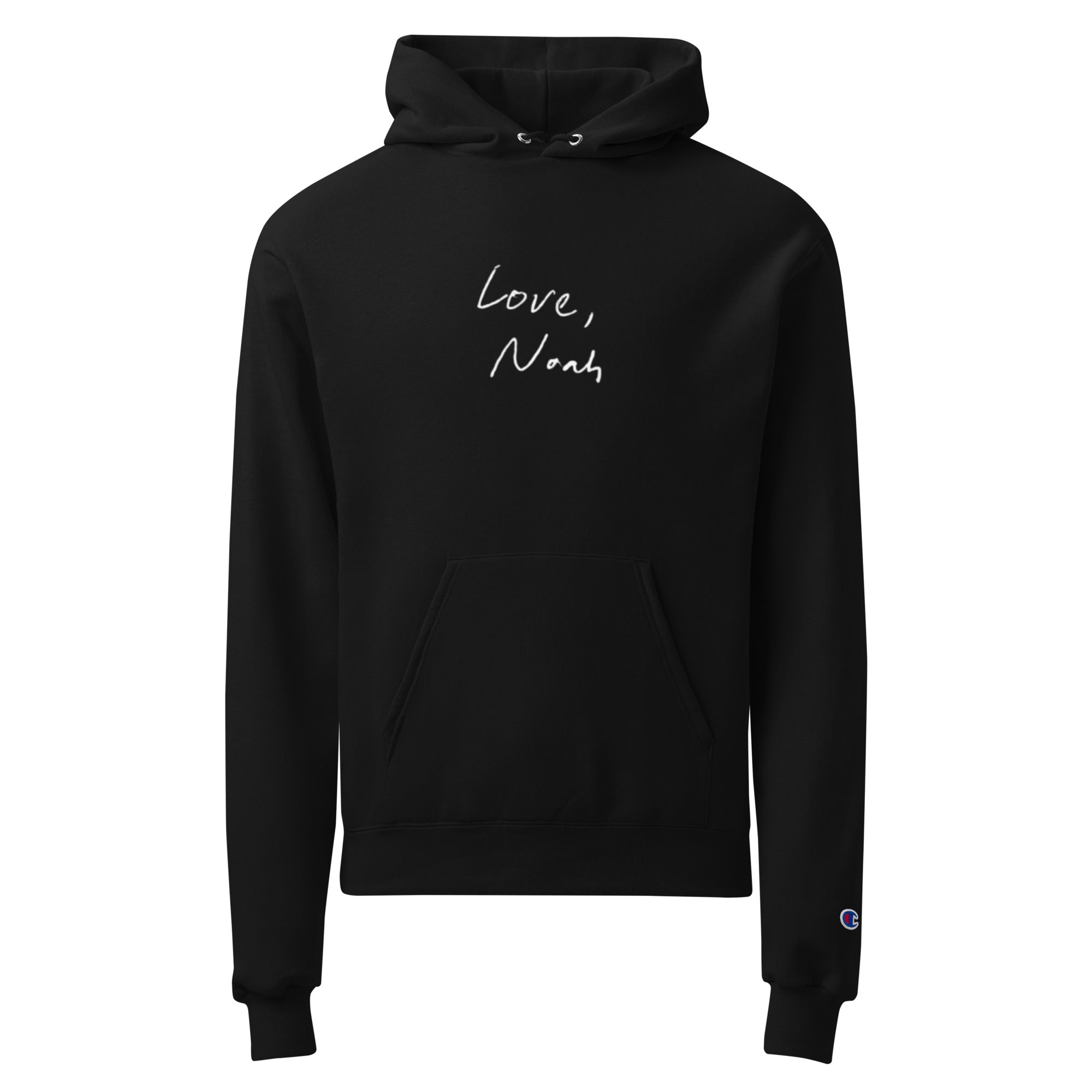 Love, Noah X Black Champion Hoodie - Main Image