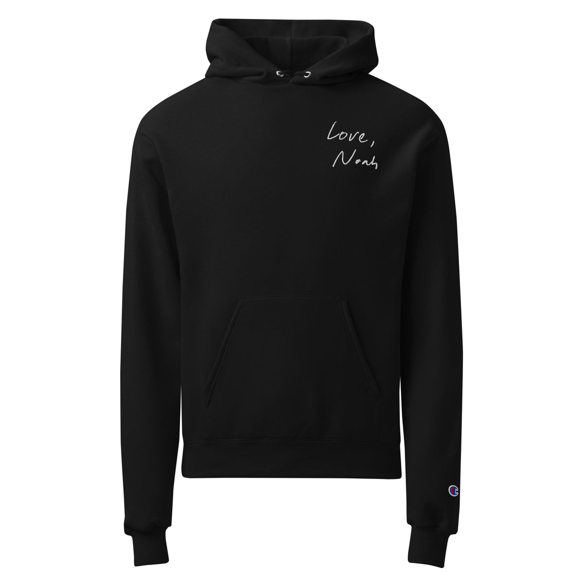 Love, Noah X Black Champion Hoodie