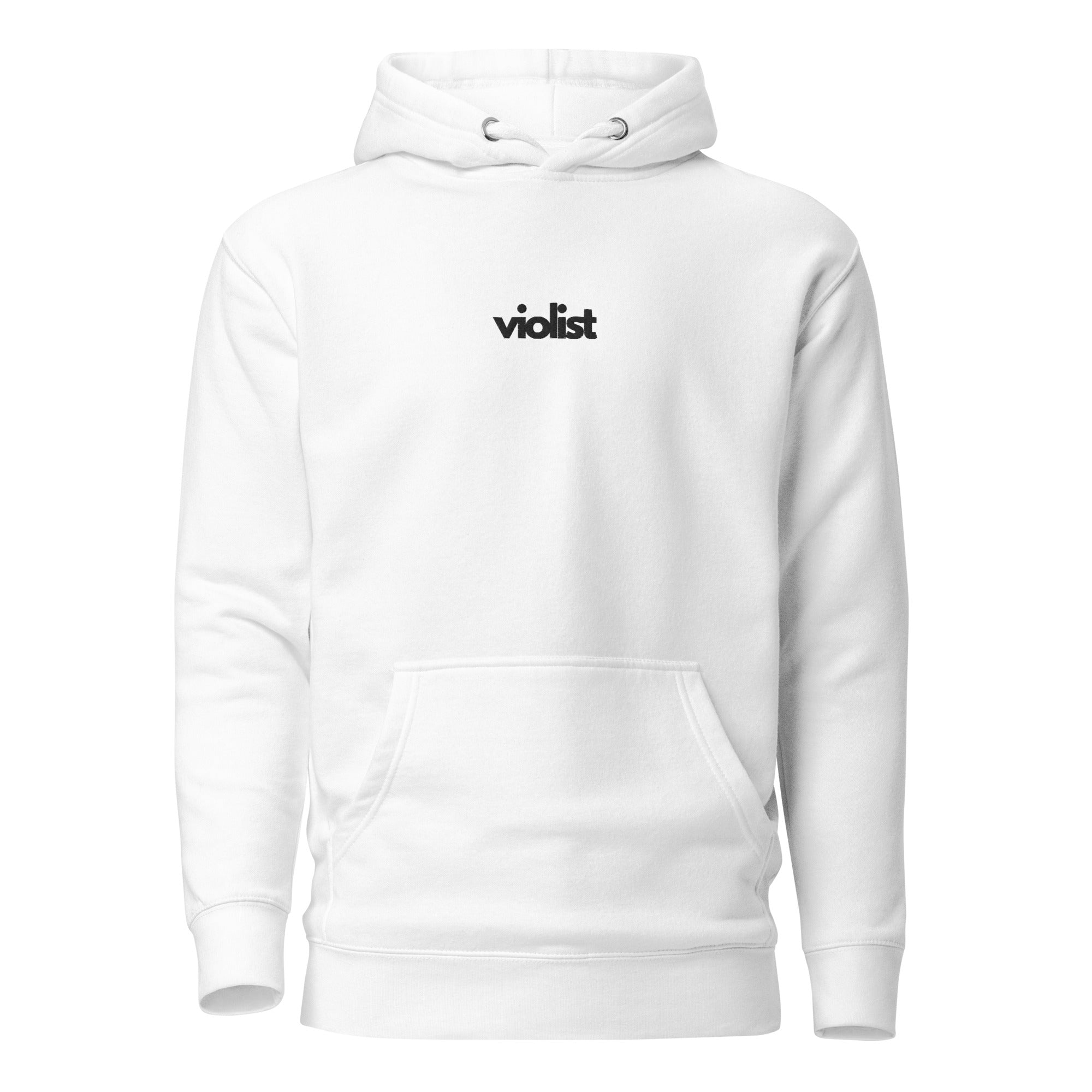 Violist Premium Hoodie - White