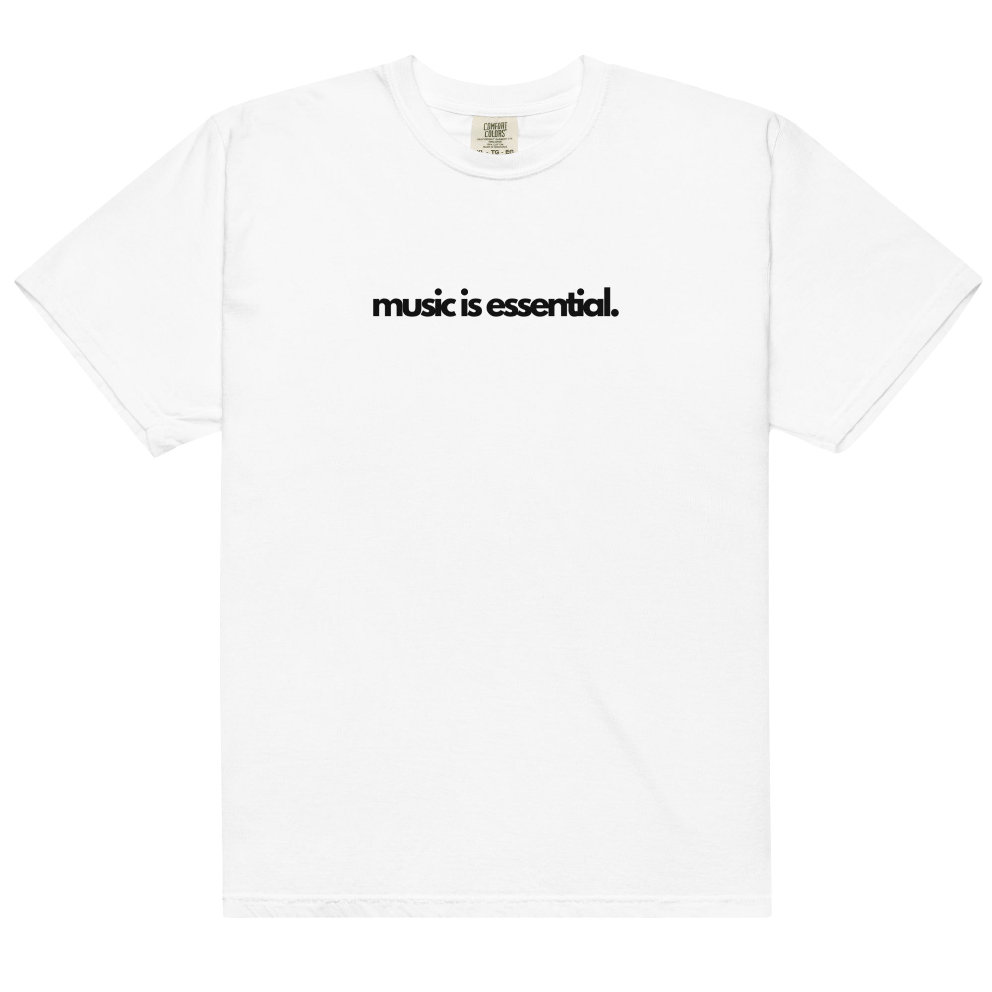 Music is Essential Tee - White