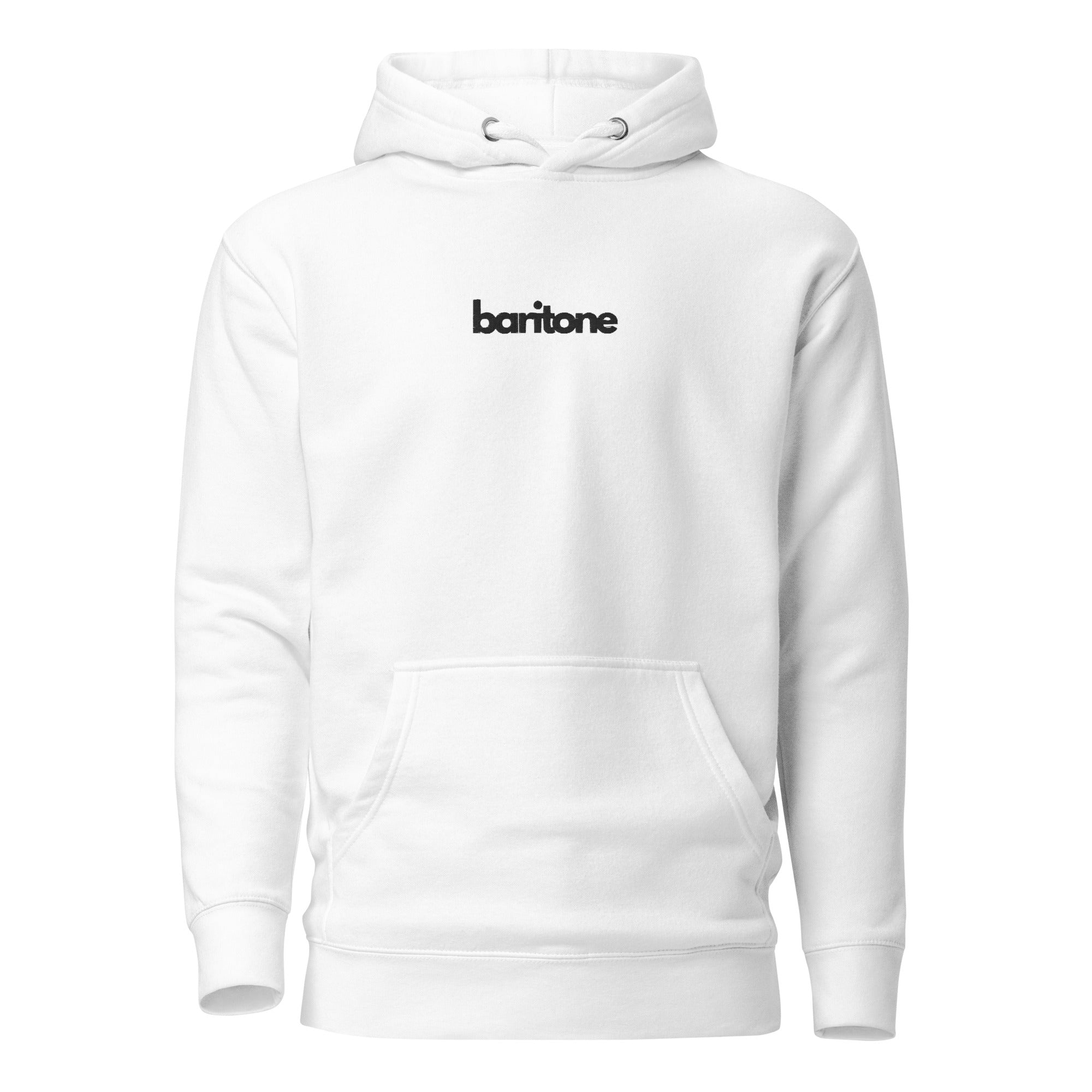 Baritone Premium Hoodie - White