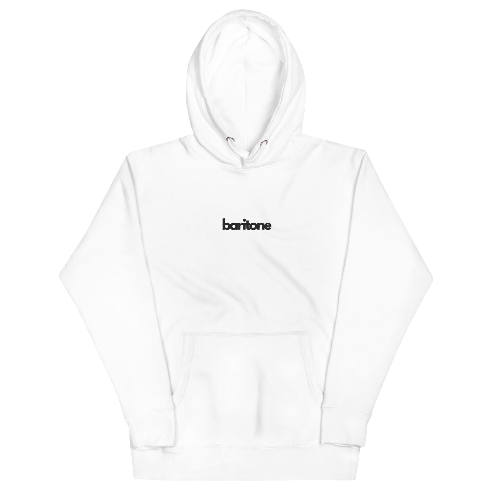 Baritone Premium Hoodie - White