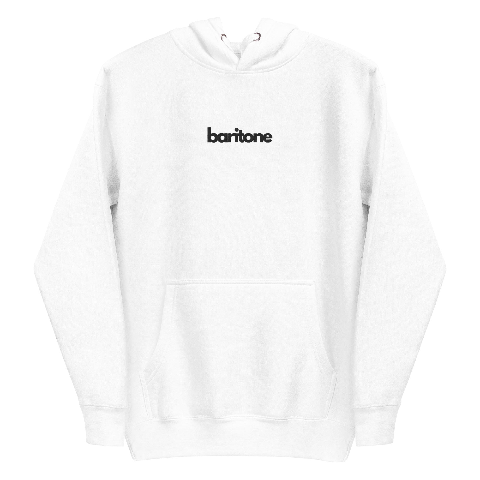 Baritone Premium Hoodie - White