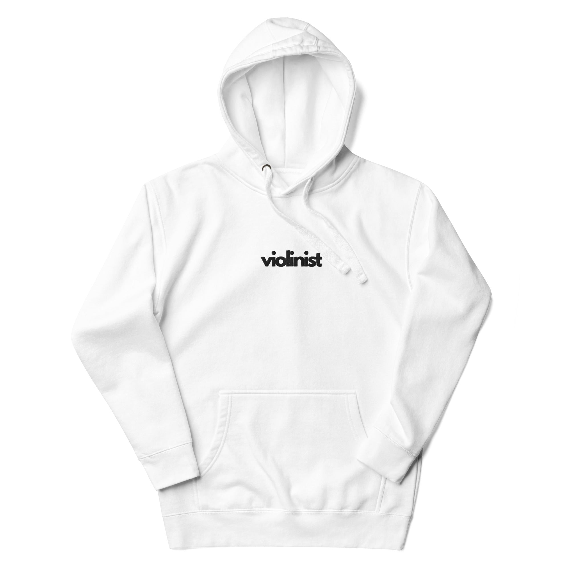 Violinist Premium Hoodie - White