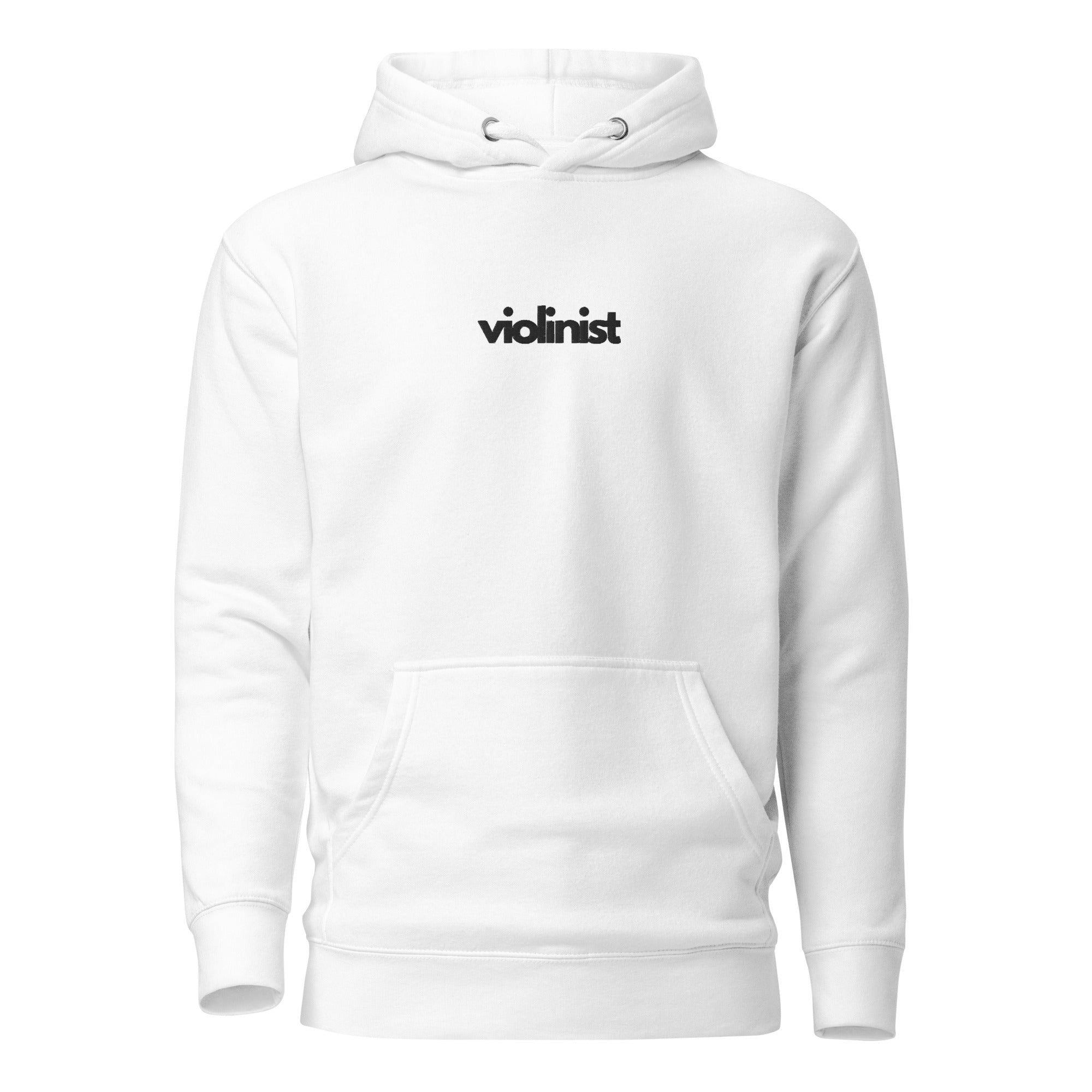 Violinist Premium Hoodie - White