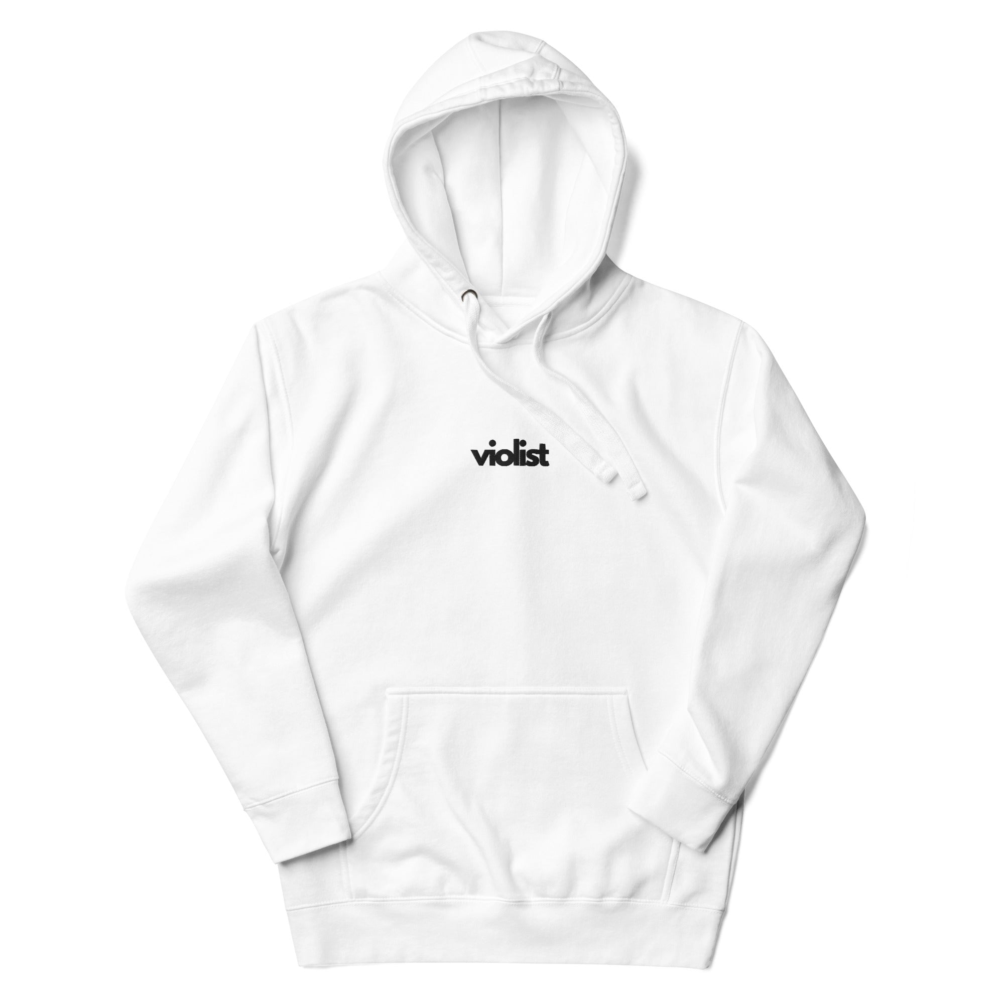 Violist Premium Hoodie - White