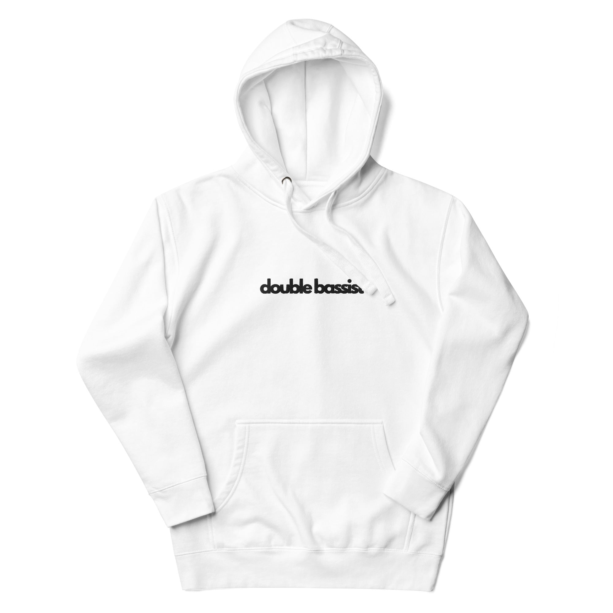 Double Bassist Premium Hoodie - White