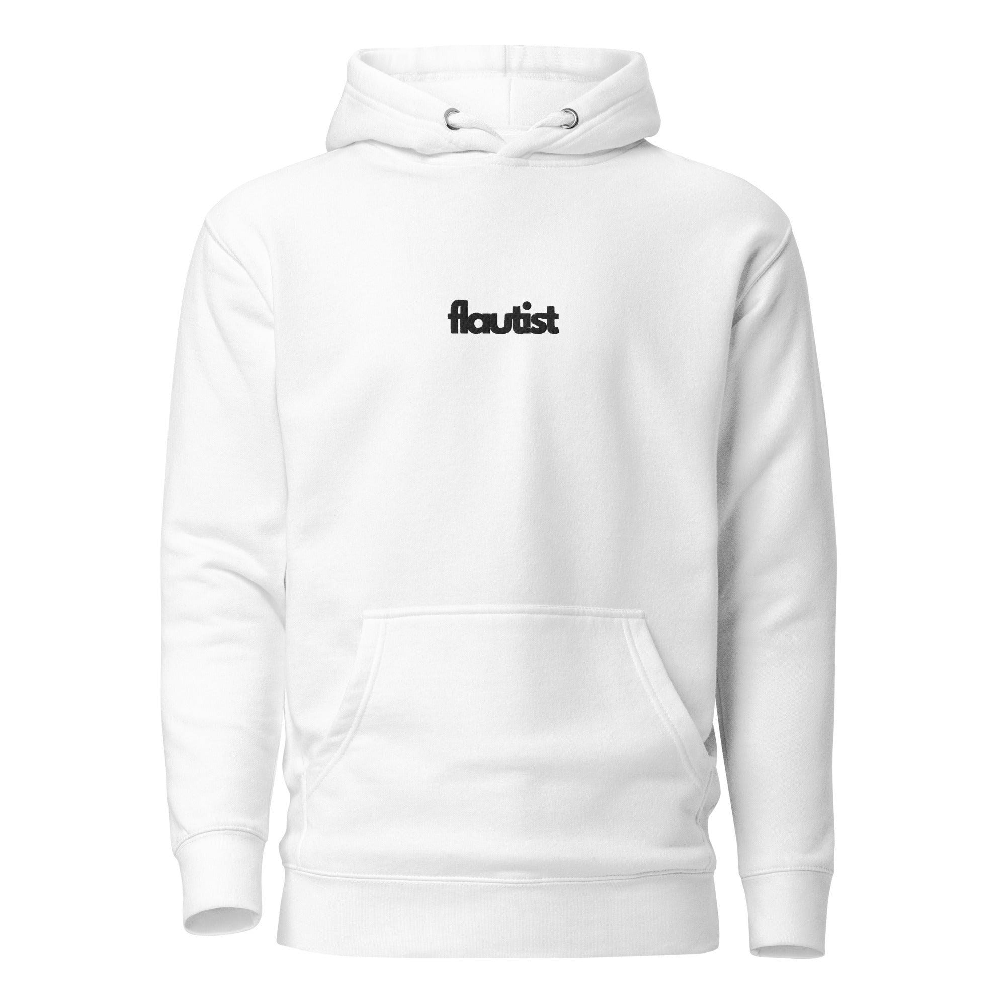 Flautist Premium Hoodie - White