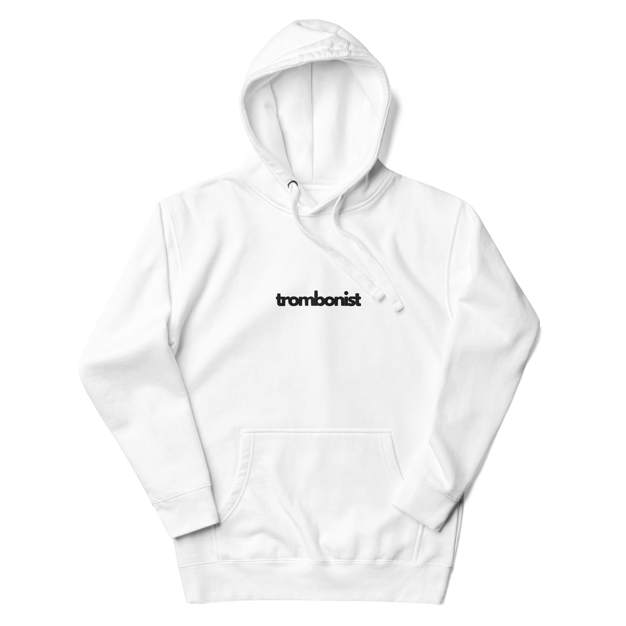 Trombonist Premium Hoodie - White