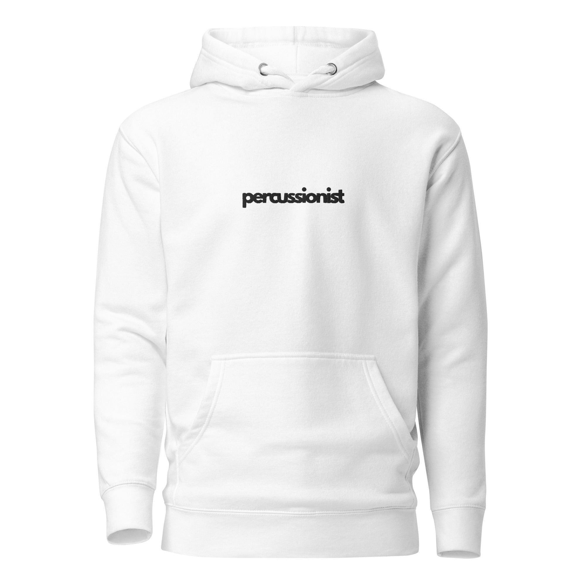 Percussionist Premium Hoodie - White