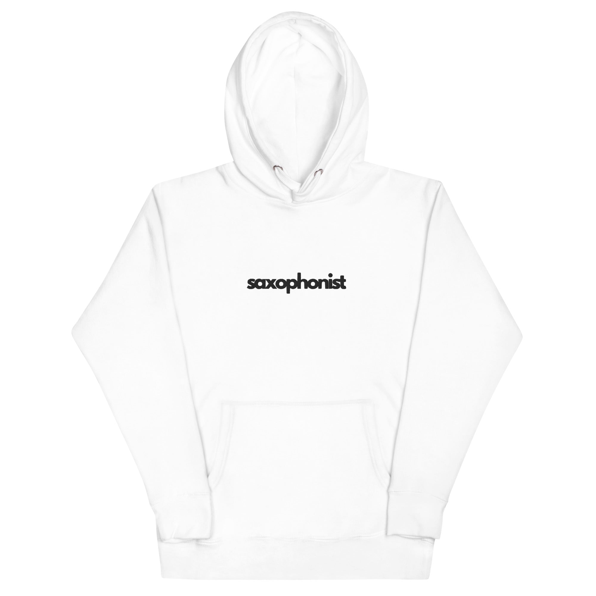 Saxophonist Premium Hoodie - White