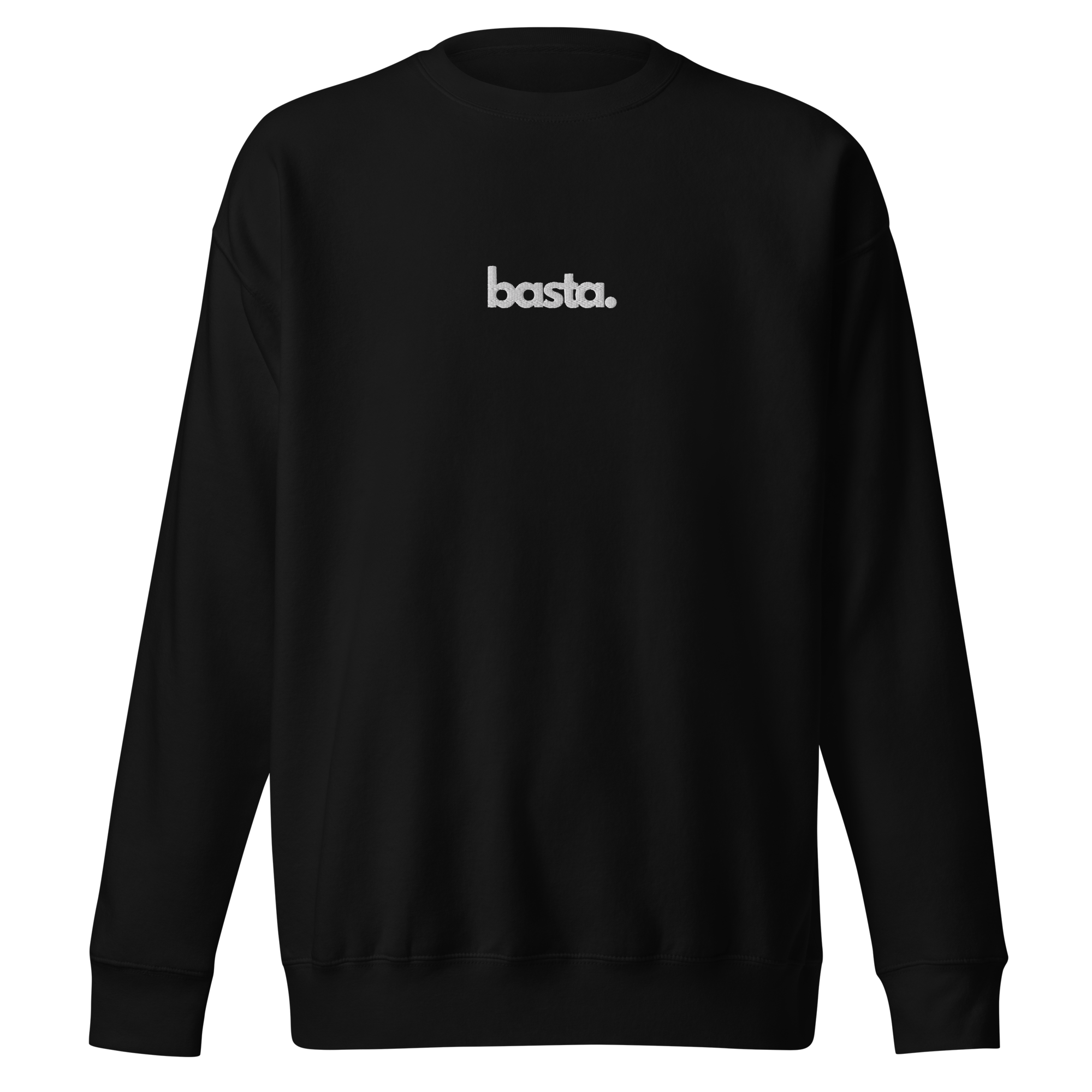 Premium "basta" Crew - Black