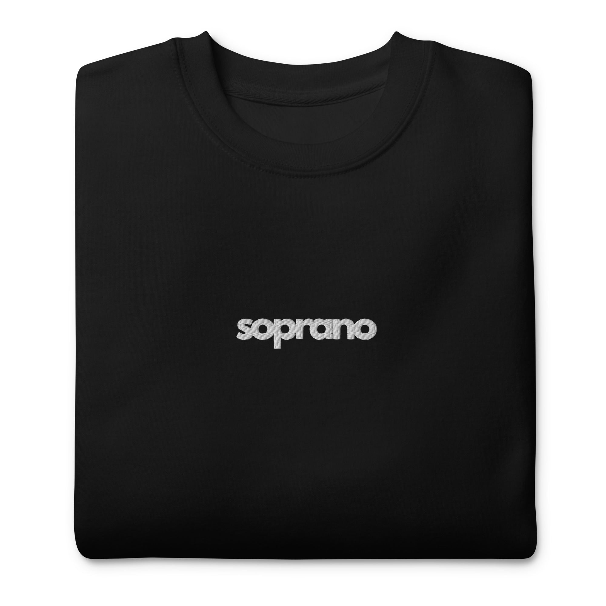 Soprano Premium Crew - Black