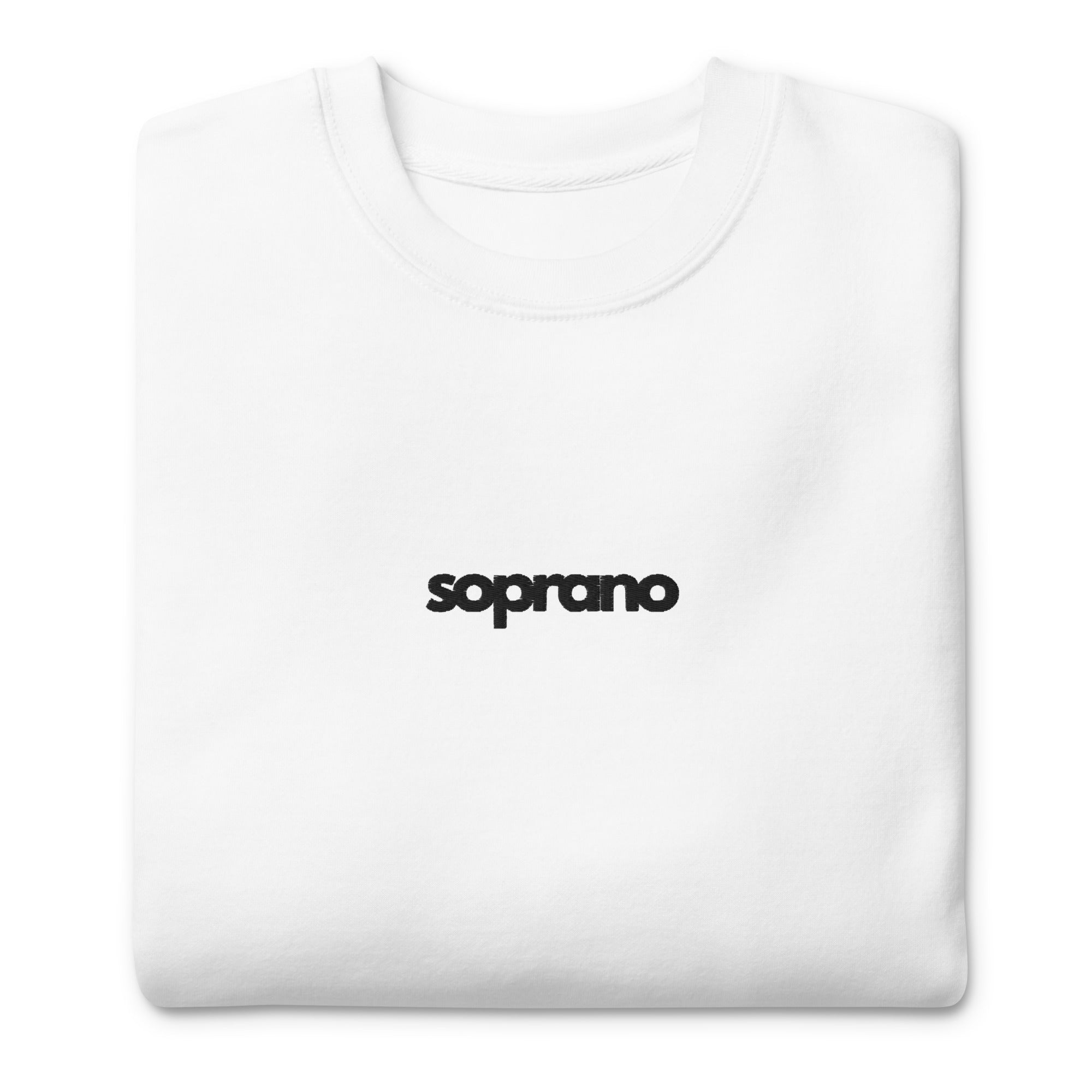 Soprano Premium Crew - White