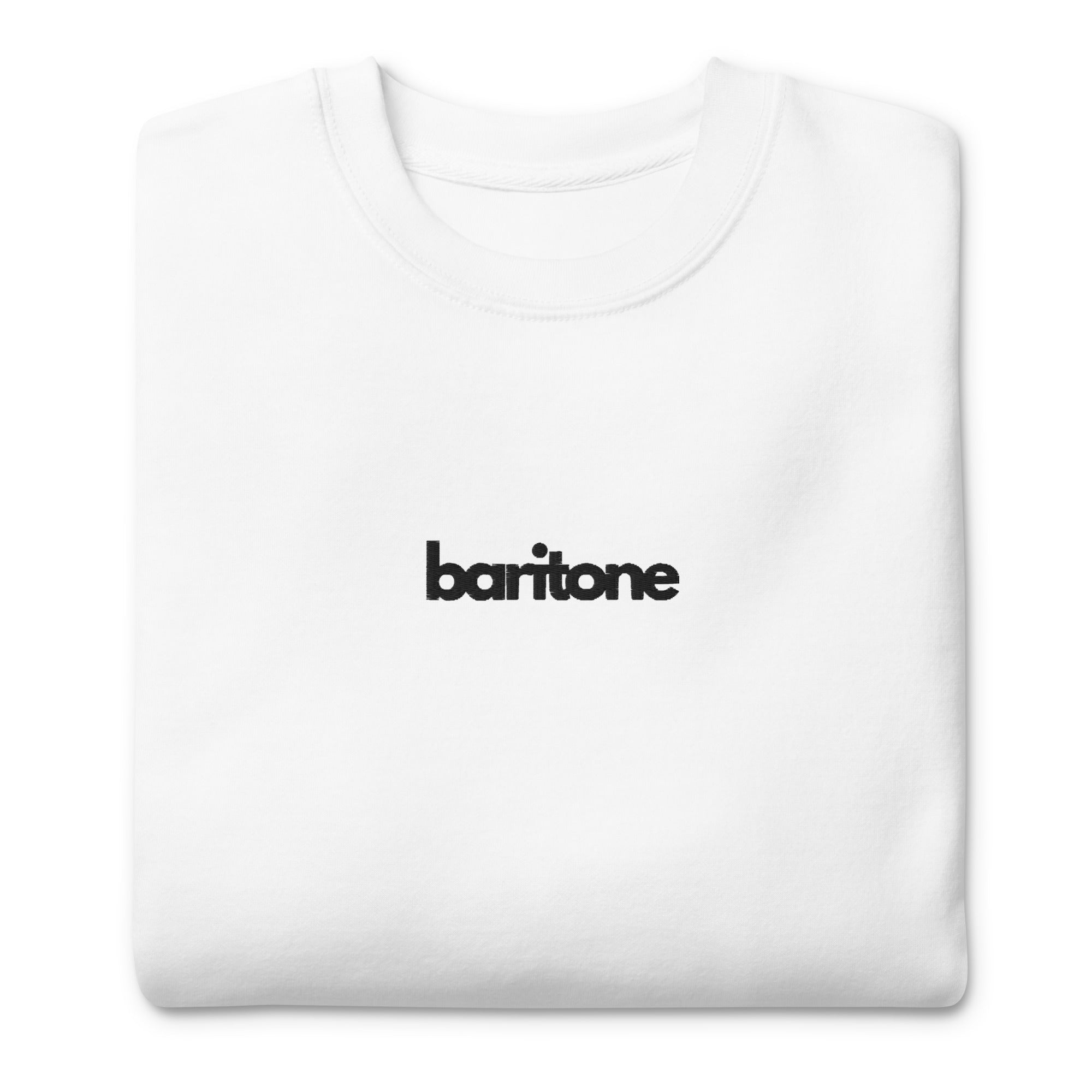 Baritone Premium Crew - White