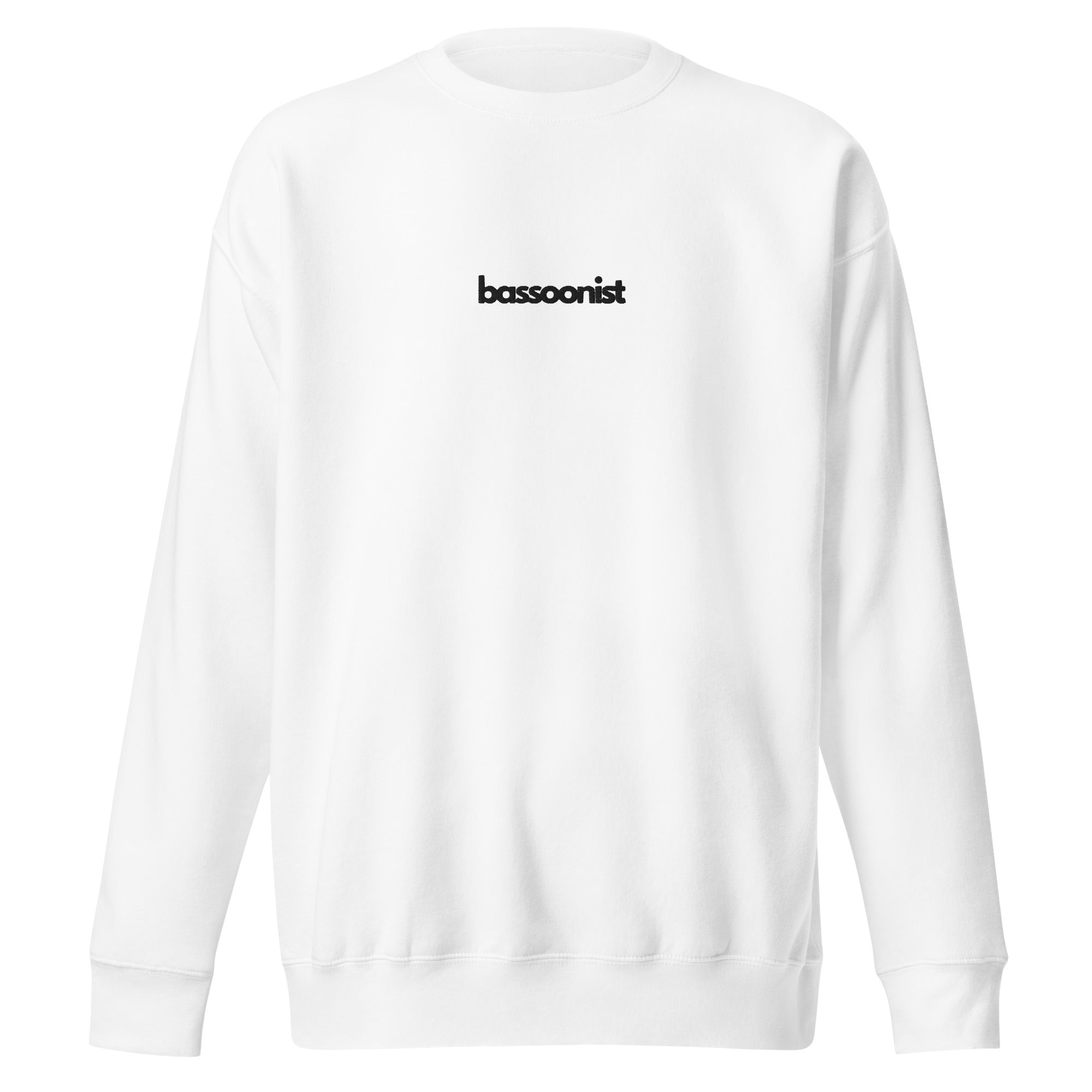 Bassoonist Premium Crew - White