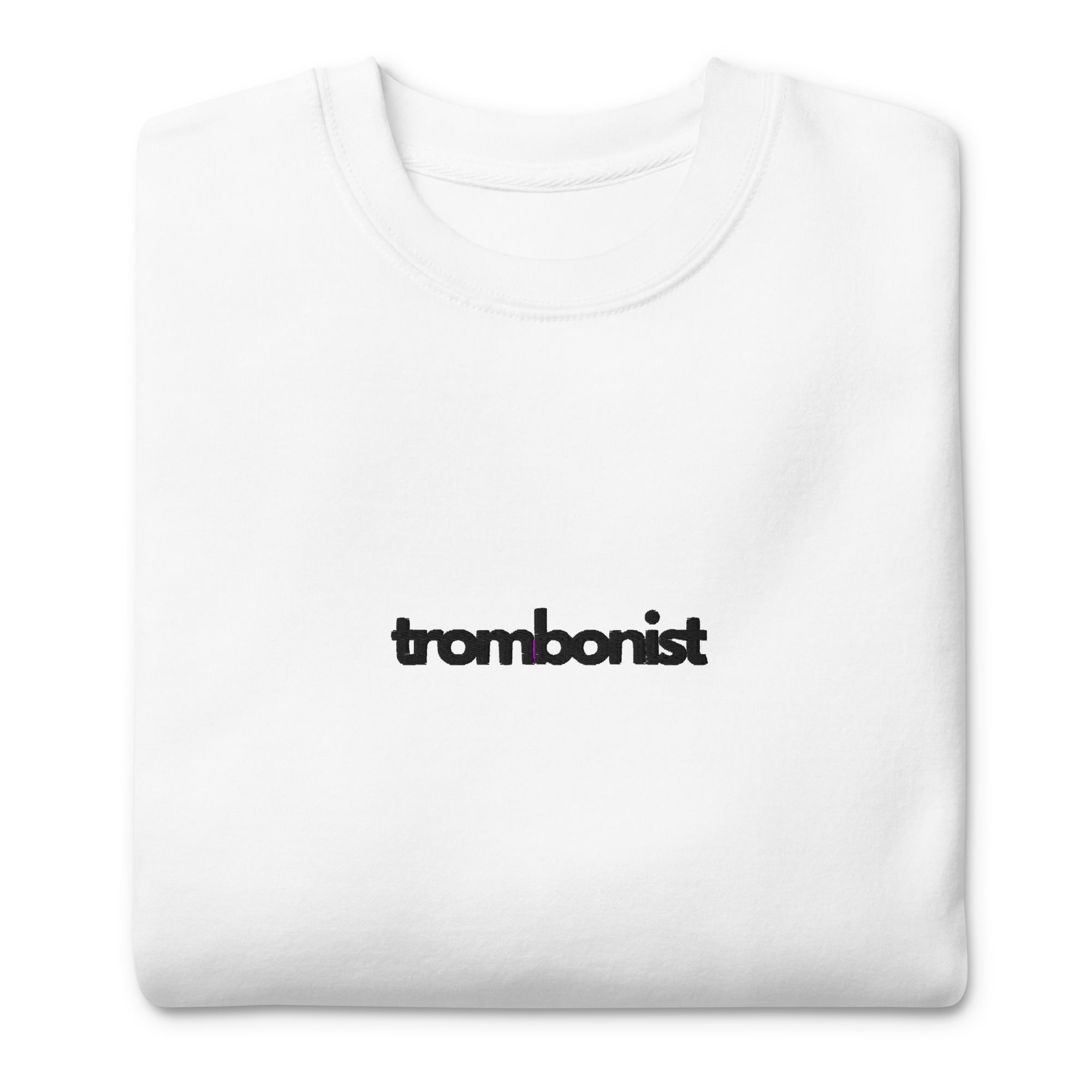 Trombonist Premium Crew - White