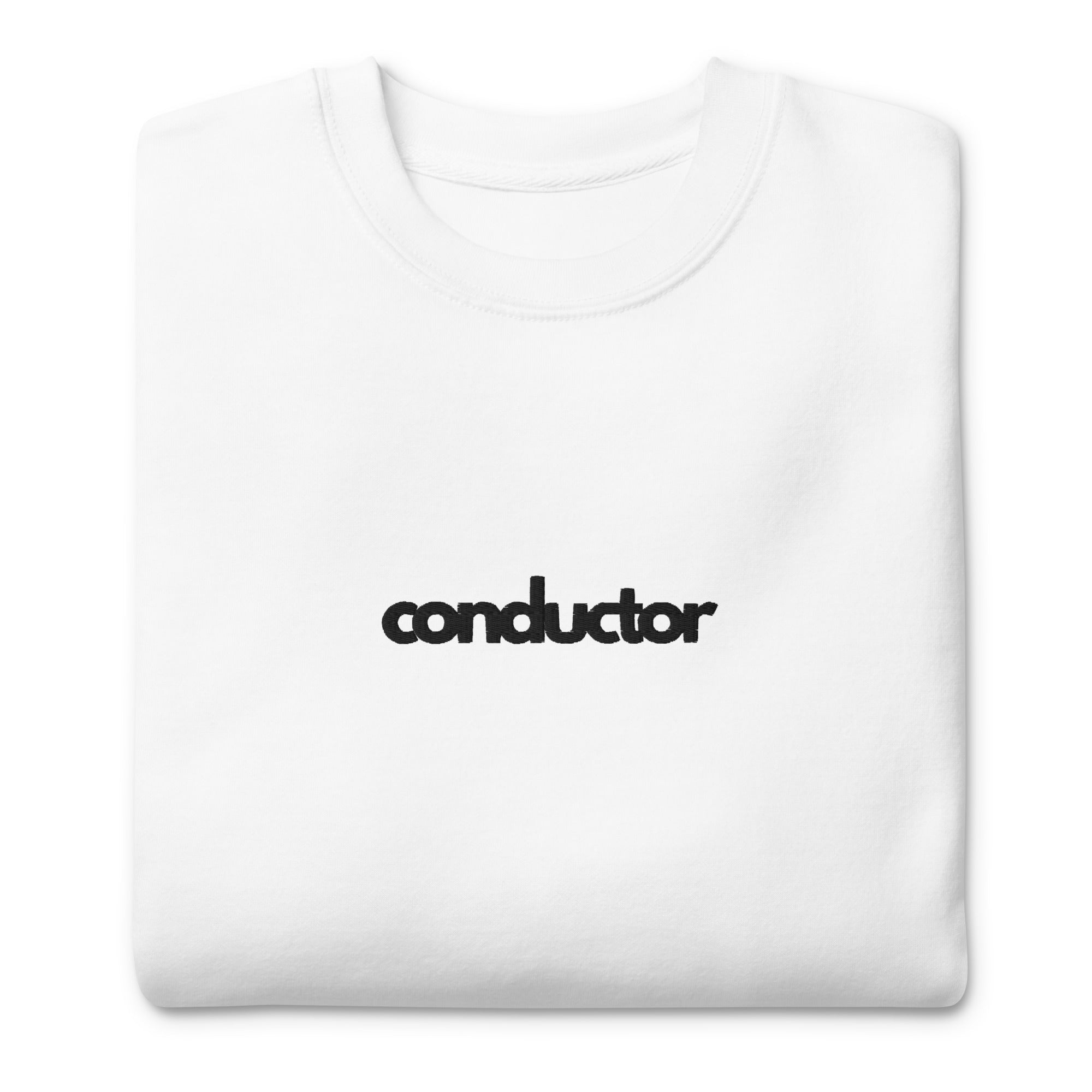 Conductor Premium Crew - White