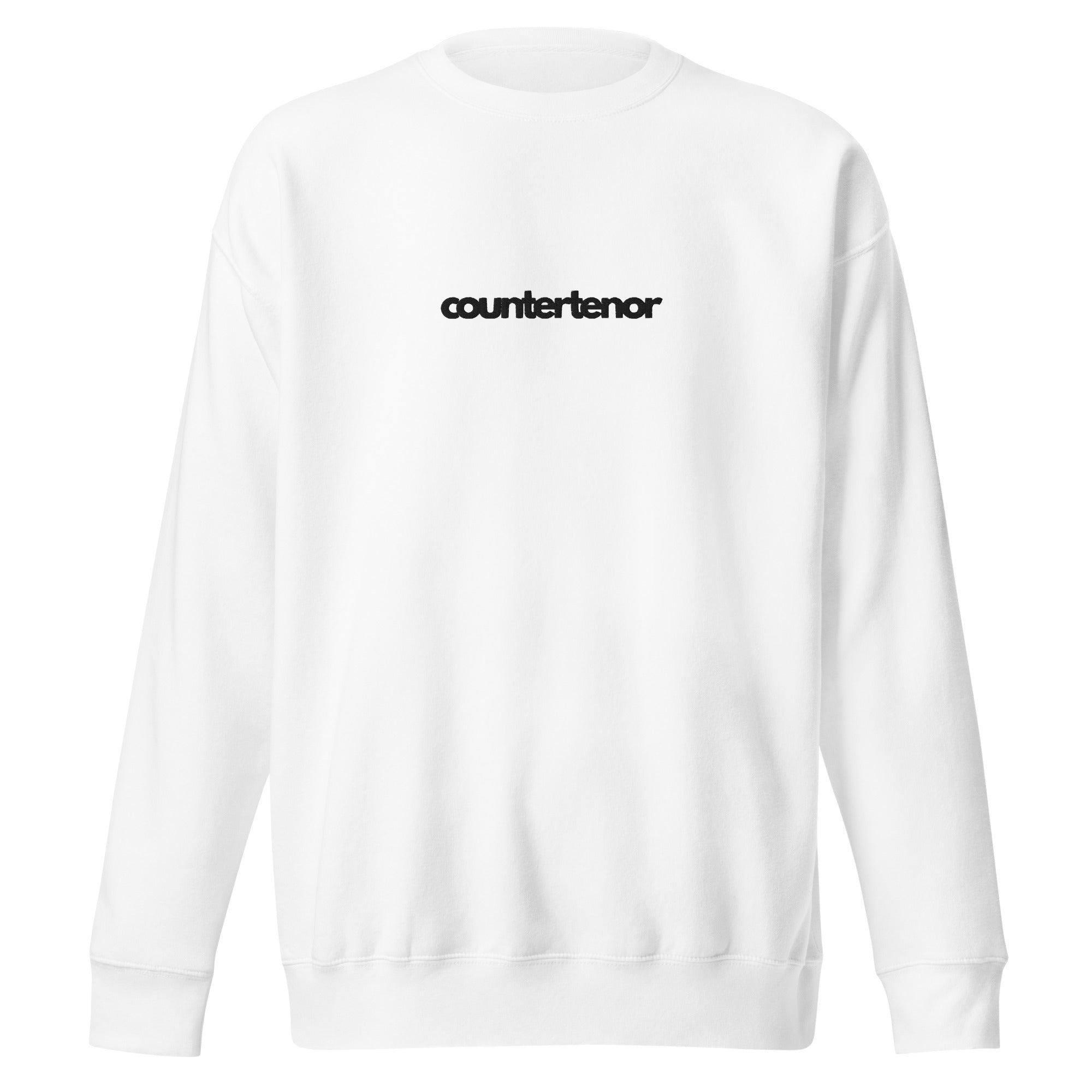 Countertenor Premium Crew - White