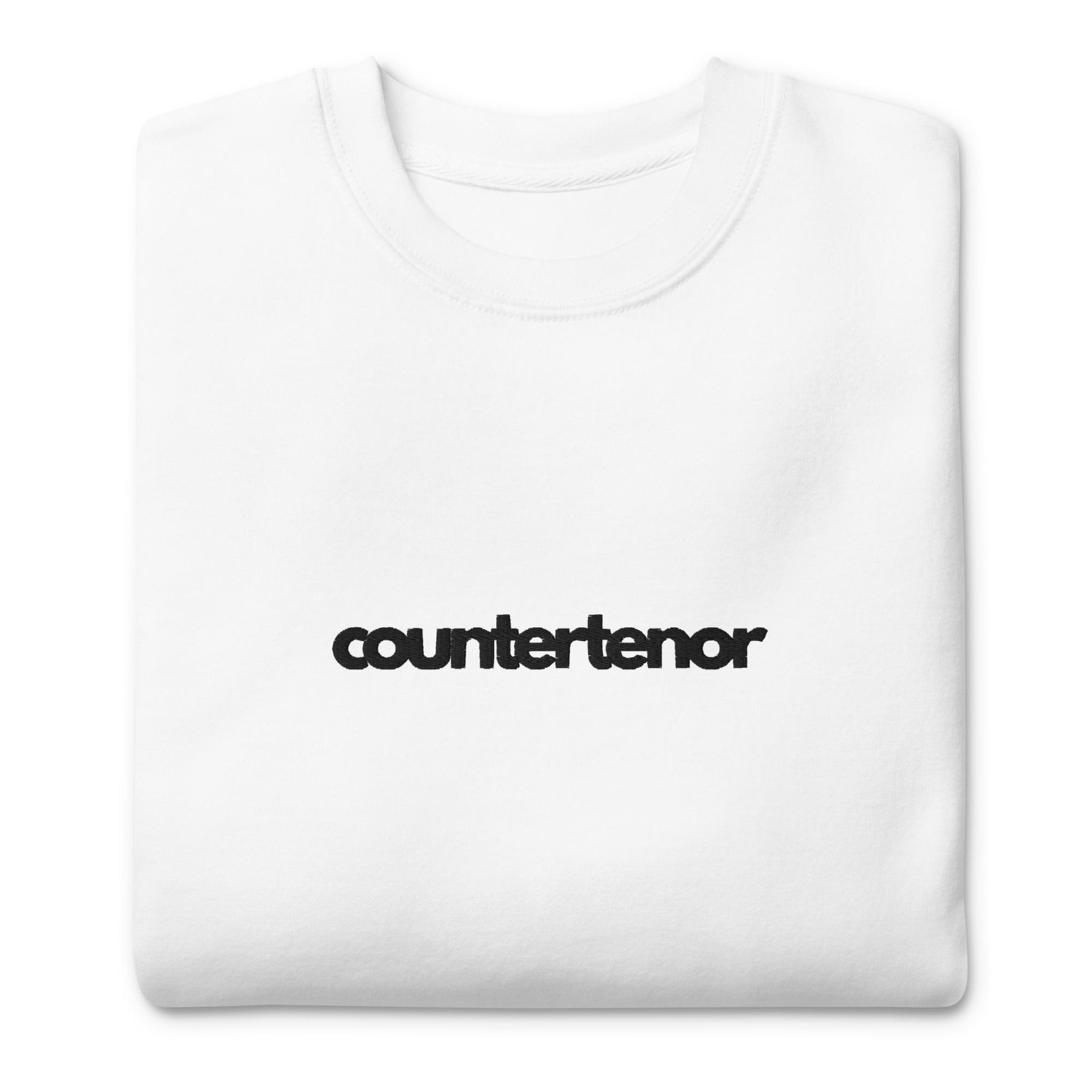 Countertenor Premium Crew - White